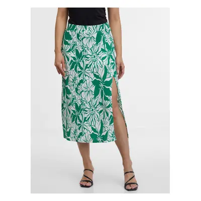 Orsay Green Women's Patterned Skirt - Women's