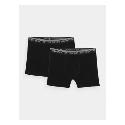 Men's Boxer Underwear 4F (2Pack) - Black