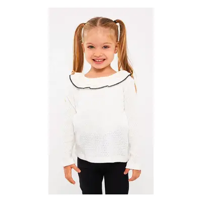 LC Waikiki Crew Neck Long Sleeve Baby Girl T-Shirt