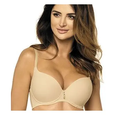 Gorteks Carla moulded cup push-up bra beige