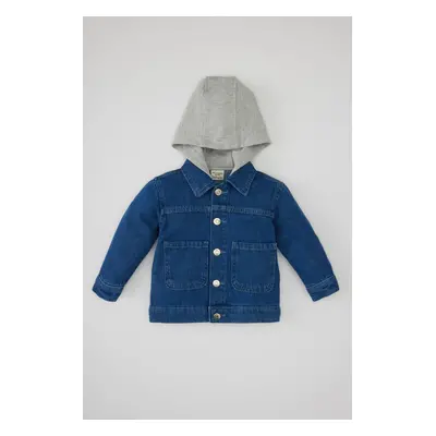 DEFACTO Baby Boy Hooded Jean Jacket