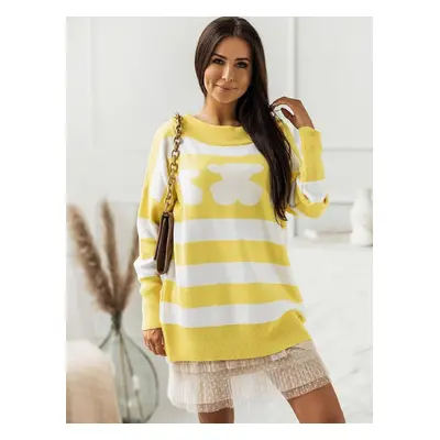 Sweater yellow Cocomore cmgB151.S09