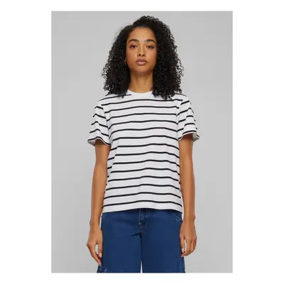 Women's Striped T-Shirt Box Black/White