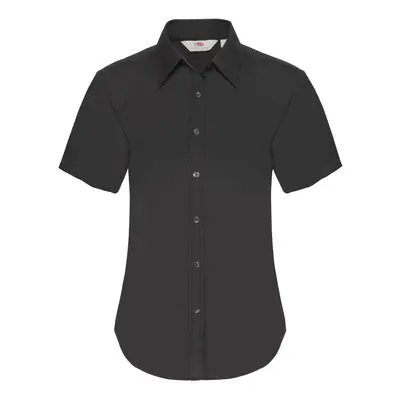 FRUIT OF THE LOOM F16•LADIES SHORT SLEEVE OXFORD SHIRT