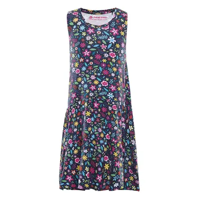 Children's dress ALPINE PRO BONBO mood indigo variant pe