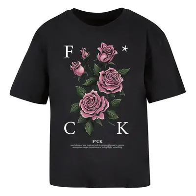 Women's T-shirt F*cking Roses black