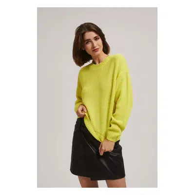 Sweater with a round neckline