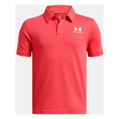 Boys' T-shirt Under Armour UA B Icon Polo-RED - Boys