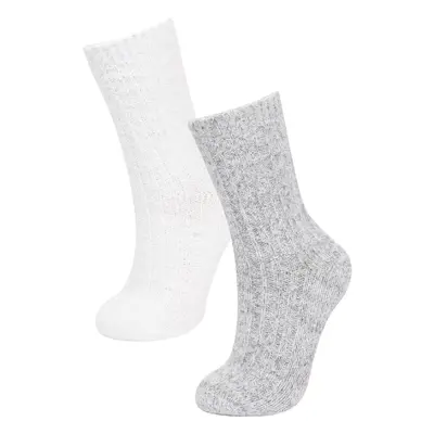 DEFACTO Women's 2-Piece Winter Socks