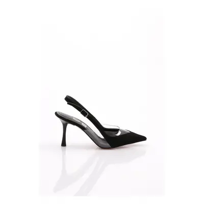 DGN Women's Open Back Heeled Shoes