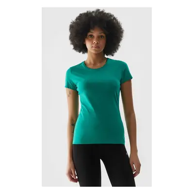 Women's slim T-shirt 4F - green