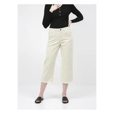 Creamy shortened straight fit jeans Jacqueline de Yong Tonia