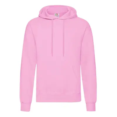 Men's Pink Hooded Sweat Fruit of the Loom