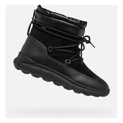 Black women's ankle boots Geox Spherica 4X4 Abx - Women's