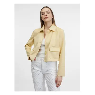 Orsay Women's Yellow Suede Jacket - Women