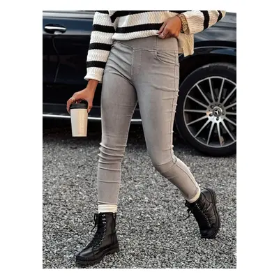 Női COZYVIBE leggings a'la farmer szürke Dstreet