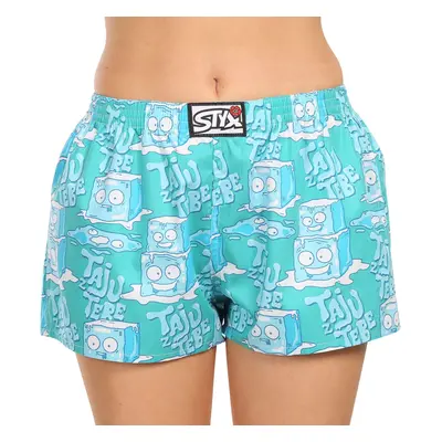 Women's boxer shorts Styx art classic rubber ice cubes