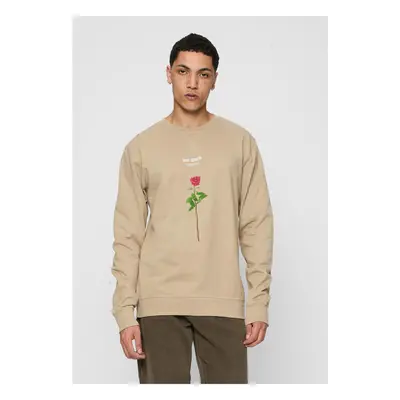 Lost Youth Rose Crewneck darksand