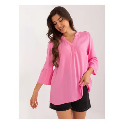 Blouse-D73761M11062E-pink