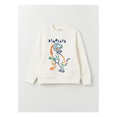 LC Waikiki Crew Neck Printed Long Sleeve Boy's Sweatshirt