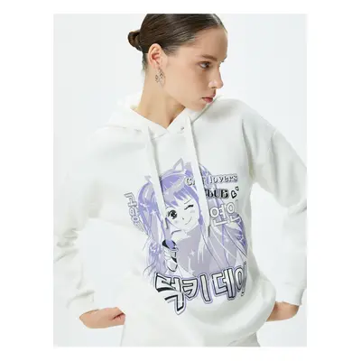 Koton Women's Ecru Sweatshirt