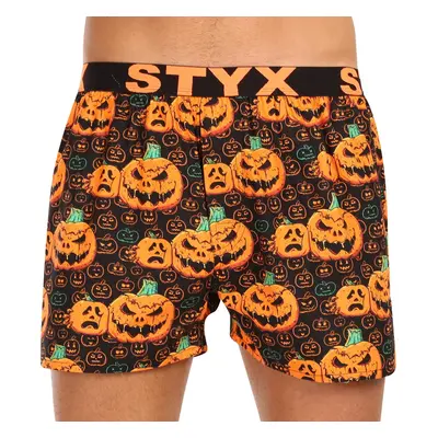 Men's briefs Styx art sports rubber Halloween pumpkin