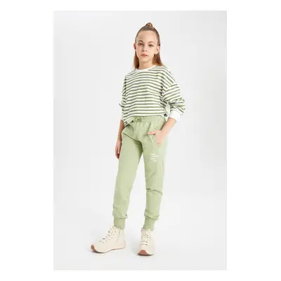 DEFACTO Girls&#39; Printed Jogger Sweatpants