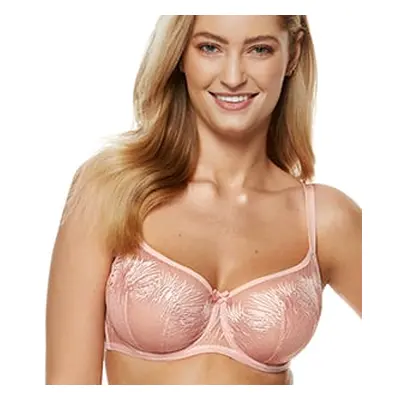 Gorteks Mable soft bra with embroidery pink