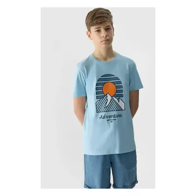 4F Organic Cotton T-Shirt for Boys - Blue