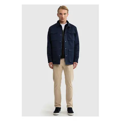 Big Star Man's Jacket Navy Blue