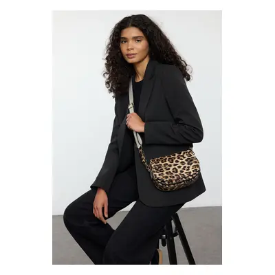 Trendyol Leopard Patterned Brown Crossbody Women's Bag