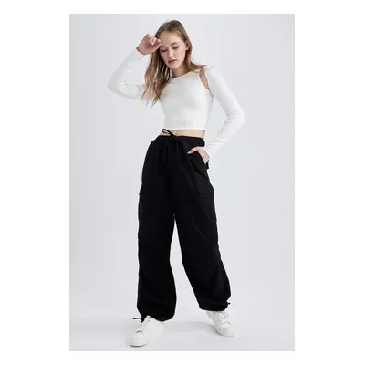 DEFACTO Cool Parachute Poplin Cotton Trousers