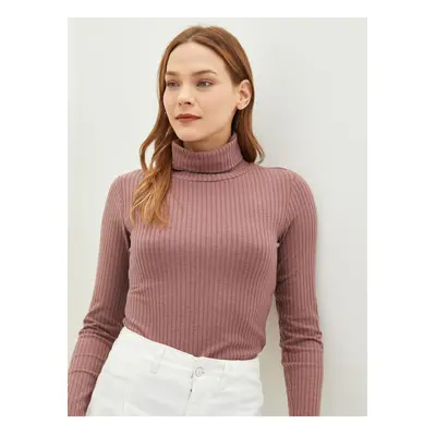 LC Waikiki Turtleneck Plain Long Sleeve Women's Sweater