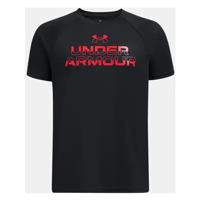 Under Armour Boys' T-shirt UA Tech Split Wordmark SS - Boys