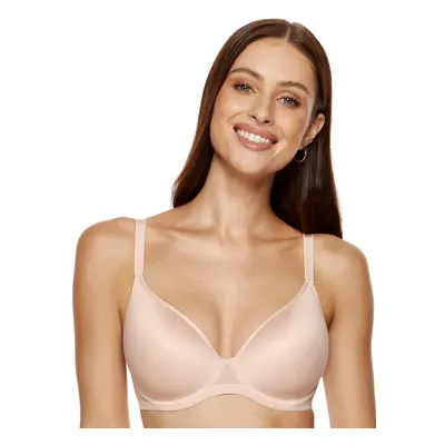 Smooth padded bra Madlene, beige