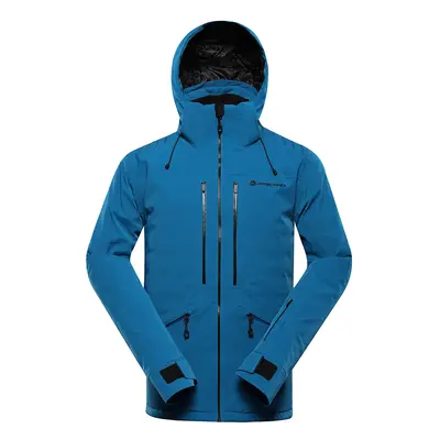 Men's ski jacket with ptx snow membrane ALPINE PRO REAS mykonos blue