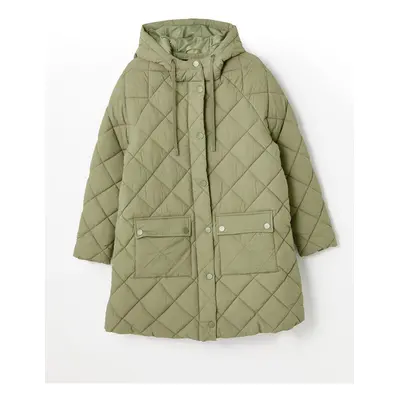 LC Waikiki Women's Hooded Quilted Oversize Down Coat