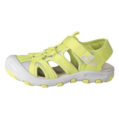 Children's summer shoes ALPINE PRO MONERO neon safety yellow