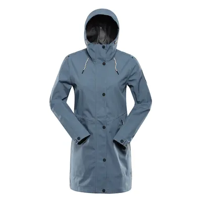 Women's waterproof coat with ptx membrane ALPINE PRO PERFETA blue mirage