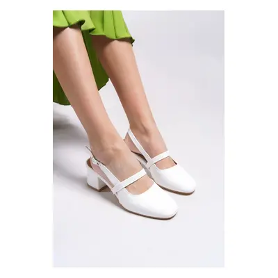 Riccon Linnorel Women's Heeled Shoes White Skin