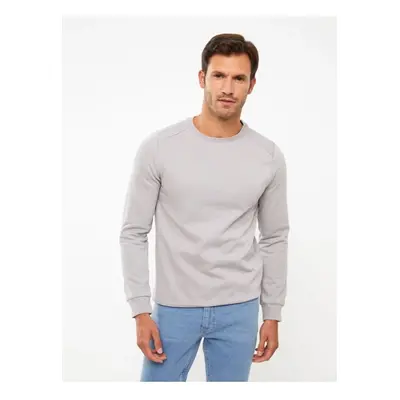 LC Waikiki Men's Basic Crew Neck Long Sleeve Sweatshirt