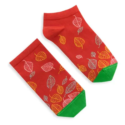 Banana Socks Unisex's Socks Short Leaves