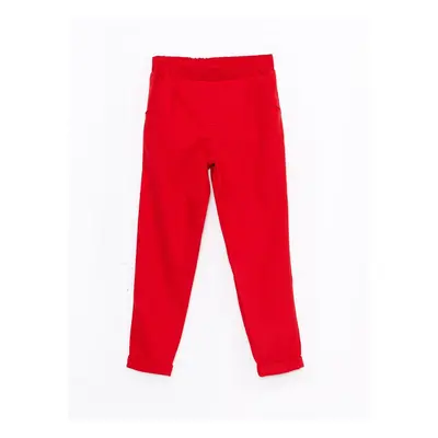 LC Waikiki Basic Girl's Trousers with Elastic Waist