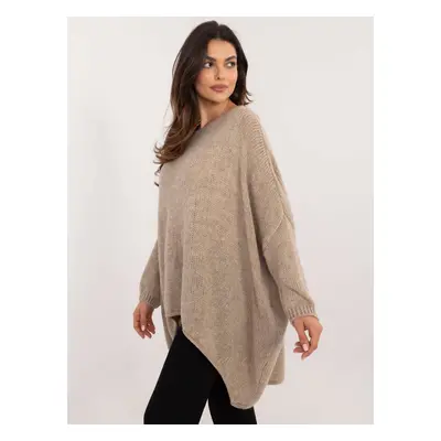 Beige oversize sweater OCH BELLA