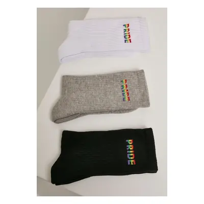 Pride Socks 3-Pack wht/gry/blk