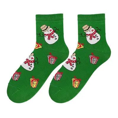 Bratex X-Mass Socks Women's green d-034