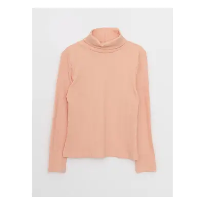 LC Waikiki Turtleneck Basic Long Sleeve Girls T-Shirt