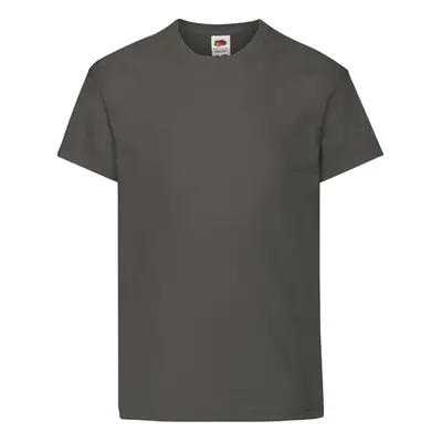 Graphite T-shirt for Children Original Fruit of the Loom