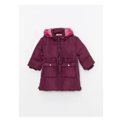 LC Waikiki Hooded Long Sleeve Basic Baby Girl Coat