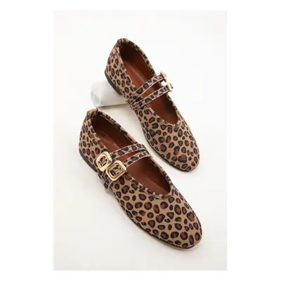 Soho Leopard Women's Ballerina (19934)